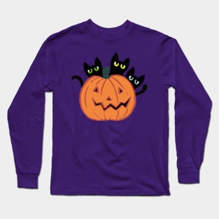 Halloween cats Long Sleeve T-Shirt